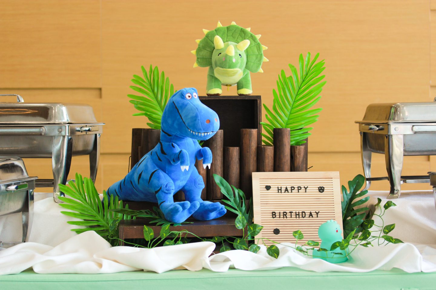 Kids' Party Catering Thematic Setup - Dinosaur