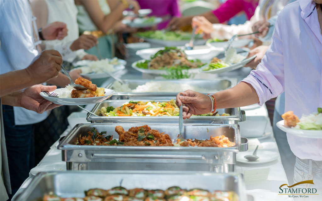 Buffet Style catering Service in Singapore by Stamford Catering