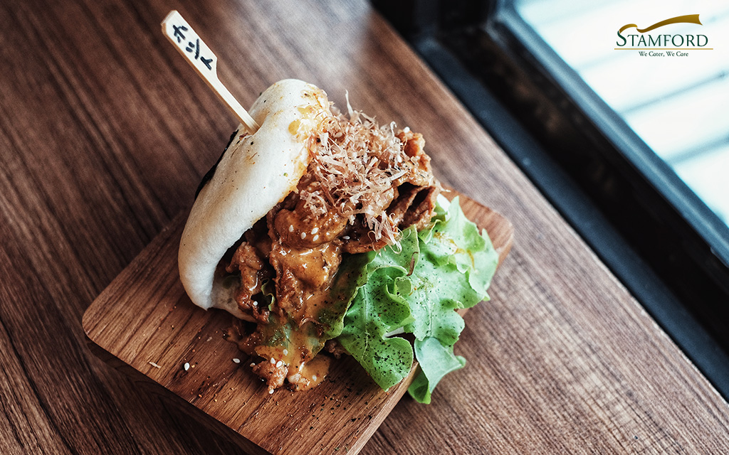 Asian pork bun, a delicious fusion dish.