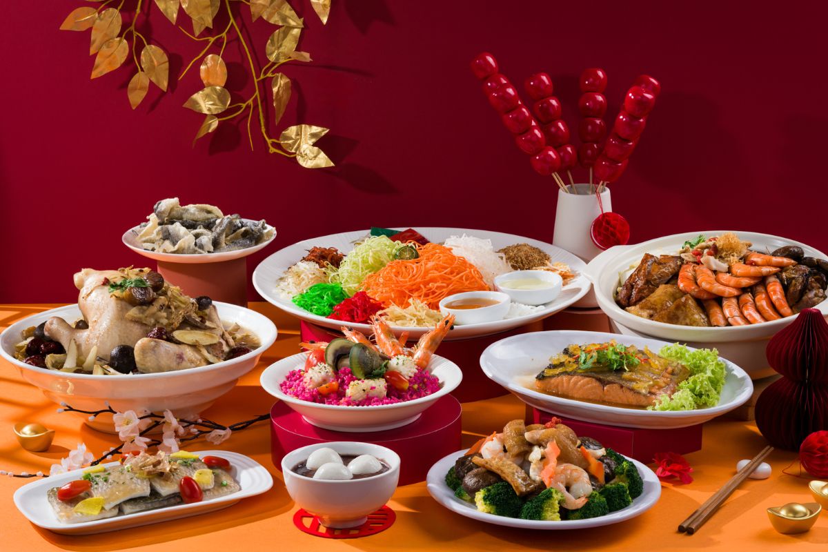 Auspicious Blessings Full Buffet Catering Setup