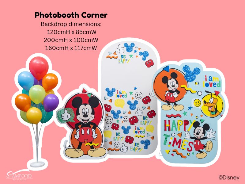 Mickeys Colourful Bash Buffet Table Settings