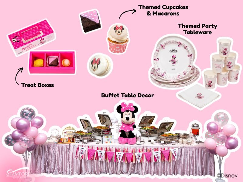 Stamford Catering Disney Minnies Fabulous Celebration Setup