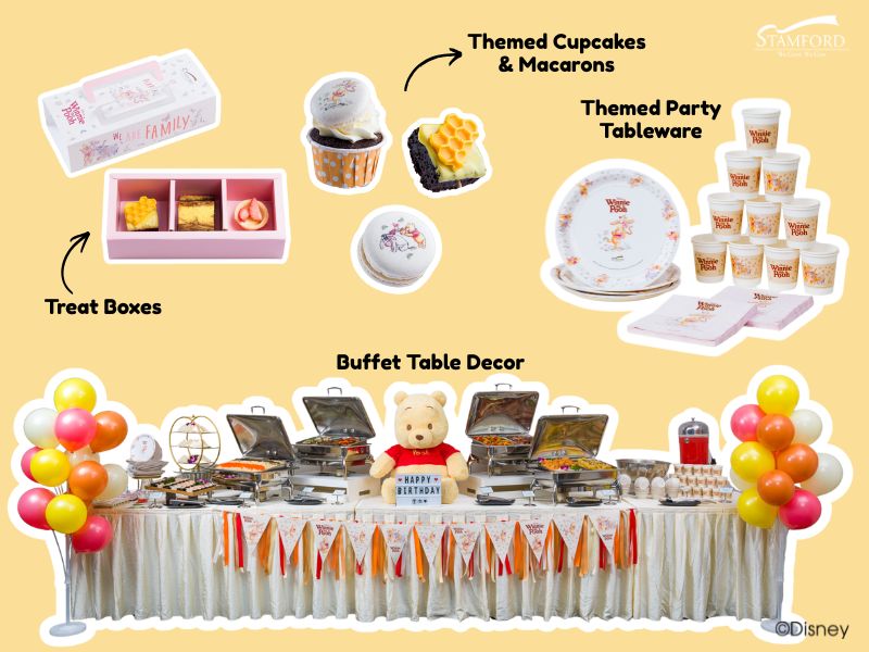 Stamford Catering Disney Pooh and Friends Setup Inclusions