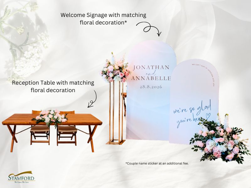 Soft Blush Theme Inclusions