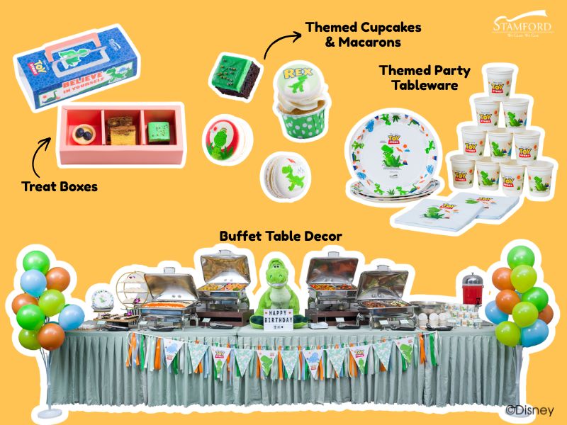 Stamford Catering Disney Toy Story Rex Setup Details