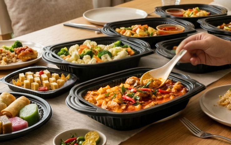Stam Catering Self-Heating Mini Buffet Presentation