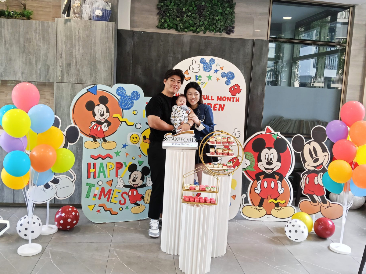 Mickey’s Colourful Bash real event setup