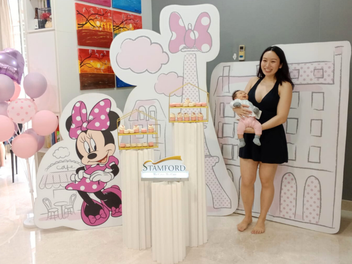 Minnie’s Fabulous Celebration real event setup